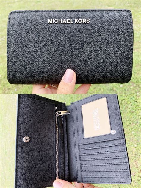 michael kors md slim wallet|Michael Kors small black wallet.